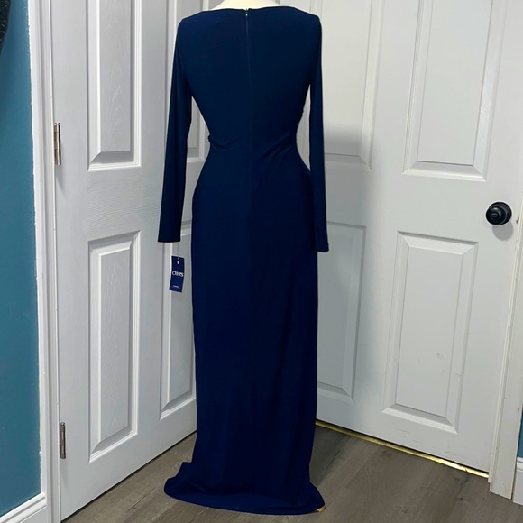 SOLD!!! Chaps Evening Gown Navy size 4 - Picture 2 of 7